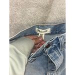 Madewell  Shorts Women's Size 24 Baggy Denim‎ Blue Jean Bermuda Button Fly Photo 3