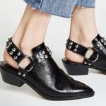 Rebecca Minkoff  Korlyn Studded Preppy Witchy Whimsigoth Patent Leather Mules 7.5 Photo 0