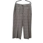 MM6 MAISON MARGIELA Plaid‎ Wide Leg Cropped Wool Trouser NWT Sz46 (US10) Black Size 10 Photo 1