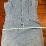 Y2K NY Jeans New York & Company Light Blue Denim Dress Size 4 Photo 5
