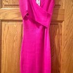 Olive & Oak  - Intense Magenta Ribbed Sleeveless Midi Dress Photo 6