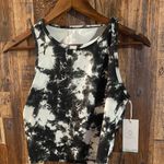 Balance Collection NWT   Black Cosmic Tie-Dye Mia Crop Tank size medium Photo 0