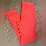 NEW Boden The Soho Skinny Jeans Red Orange Pink Coral Size Womens 4 Pants Preppy Photo 2