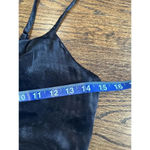 ZARA Black Satin Draped Front Sleeveless Top Womens Size Small X0922 Photo 3