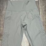 Aerie Move Workout Athletic Leggings Gray Cutout Design on Sides Size Medium Photo 1