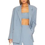 We Wore What NWT Double Breasted Blazer in Storm Large Photo 0