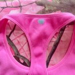 Victoria's Secret vs secret pink hot pink ribbed racer back sports bra  Photo 7