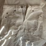 American Eagle Outfitters White Jean Shorts Photo 0