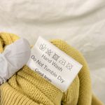 CAARA Wool Blend Mustard Yellow Jogger Pant Small Loungwear Casual Cozy Photo 3