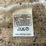 VTG Acorn 100% British Wool Aran Cable Knit Size Large Fisherman Sweater Unisex Photo 7