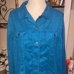Chico's Dark Teal Jacket Women’s size 3 Photo 2