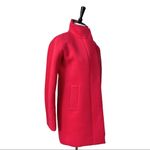 J.Crew Women's Wool Blend Stadium Cocoon Zip Front Coat Pink Women's Size 0 Photo 3