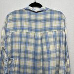 Ostin Plaid Womens Button Front Shirt Small Oversized Western Cowgirl Rodeo Chic Blue Photo 6