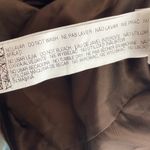 ZARA Brushed Vegan Suede Pullover Dress brown cap sleeve women sz M Photo 5