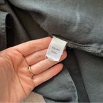 J. Jill love linen black‎ 100% linen button down shirt Black Size 3X Photo 4