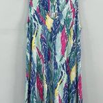 Lilly Pulitzer  Blythe Light As A Feather V-Neck Sleeveless Swing Cotton Dress Photo 2