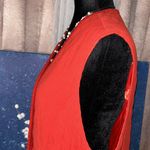 Liz Claiborne Vintage  Red Quilted Vest Size L Photo 5