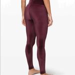Lululemon  Wunder Under Lounge Special Edition Velvet Garnet Leggings Size 6 Photo 1