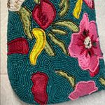 🌸✨ Viral Beaded Floral Shoulder Bag Green Photo 5