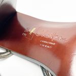 Cole Haan Collezioni Women's Wooden Heels RARE Block Heel Chrome Straps 9 1/2 B Photo 5