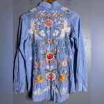 Johnny Was Button down embroidered shirt size XS.
Embroidered backside Photo 3