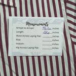 Turnbull & Asser LTD White Maroon Red Collared Striped Long Sleeve Shirt Size 6 Photo 6