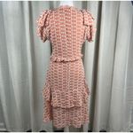 Walter Baker  Ruffle Mini‎ Dress Women's Size 4 Short Sleeve Floral Boho,Casual Photo 3