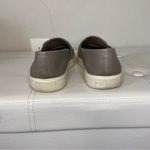 Vince  Perforated Leather Blair Sneakers Smokey Gray Woodsmoke Size 7 Photo 4