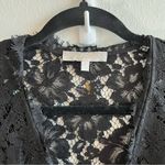 WAYF Dress Black Lace Long-Sleeve Say It Out Loud V Neck Mini Sz M EUC Nordstrom Photo 6