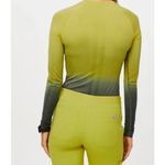 FIGS  Salta Underscrub Seamless Long Sleeve Ombre Limeade Size XS Photo 7