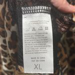 Womens Leopard Print Lace Trim Cami Slip Dress Nightie Lingerie XL Brown Photo 7