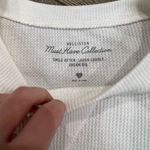 Hollister Must Have Collection White Waffle Knit Long Sleeve Tee Photo 1