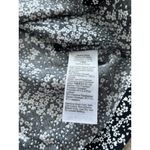 Madewell Smocked Crewneck Sleeveless Mini Dress in Floral Black White Sz 2 NU575 Photo 14