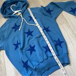 Big Bud Press Star Hoodie Sweatshirt painstamp unisex Blue (xsmall) Size XS Photo 4