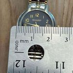 Sharp Ladies Watch Two Tone Stretch Bracelet Blue Dial Date Window NWOT Photo 7