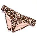Kona Sol Animal Print Medium Coverage Hipster Bikini Bottom Leopard Pink Swim XL Photo 1