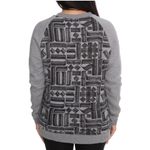 Nike  SPORTSWEAR RALLY CREW GRAY Sweatshirt‎ with Black logo Size M Photo 3