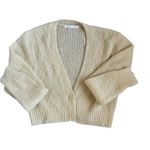 Susana Monaco  mohair sweater cardigan, Color Belgian creme, Size Small, NWOT Photo 1