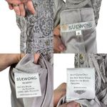 Sue Wong  NOCTURNE Silver Embellished Beaded Cocktail Dress Sleeveless Party 0 XS Photo 13