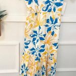 NWT Elizabeth James The Label Delia Dress Sea Flower Blue Yellow Size S Photo 5