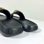 Versace NWB  Palazzo Medusa Slide Sandal Black Size 37EU 1009461 DGOM8 KVO41 Photo 9