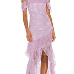 Lovers + Friends Rosewater Lace gown In Lilac Purple Photo 0