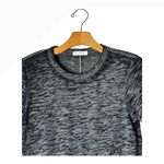 Rag and Bone  Shirt Women Small Black Heather Grey Burnout Short Sleeve Tee Gothic Photo 4