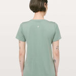 Lululemon Swiftly Tech Short Sleeve (Breeze) *Relaxed Fit Palm Court | Size 4 Photo 5