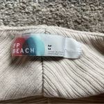 Free People  Beach Relaxed Fit Mock Neck Long Sleeve Ribbed Knit Top Medium Photo 2