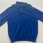 Jos. A. Bank  Cashmere Royal Blue Polo Sweater Photo 0