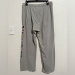 Victoria's Secret  Pink Floral Bling Campus Boyfriend Gray Sweatpants Size M Photo 4