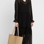 Lacoste Anna Leather Reversable Taupe Incense Open Shopper Tote Shoulder Bag Photo 2