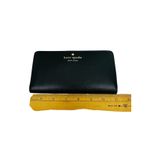 Kate Spade New York Slim Schuyler Billfold Wallet Saffiano PVC Black NWT Photo 5