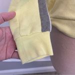 PINK - Victoria's Secret Victoria’s Secret PINK colorblock Cowl Neck Sweatshirt Yellow Gray Photo 3